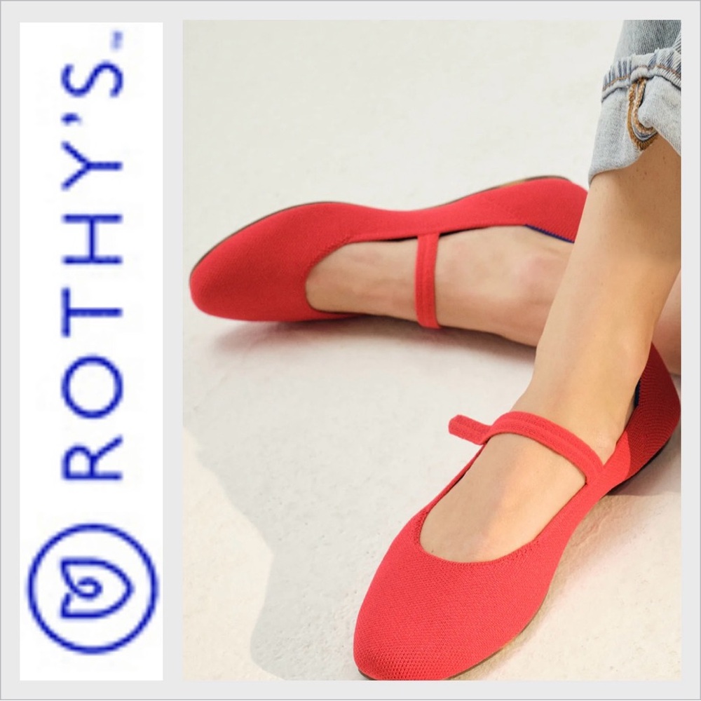Rothy's Red Flats